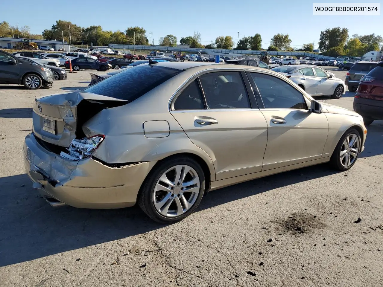 WDDGF8BB0CR201574 2012 Mercedes-Benz C 300 4Matic