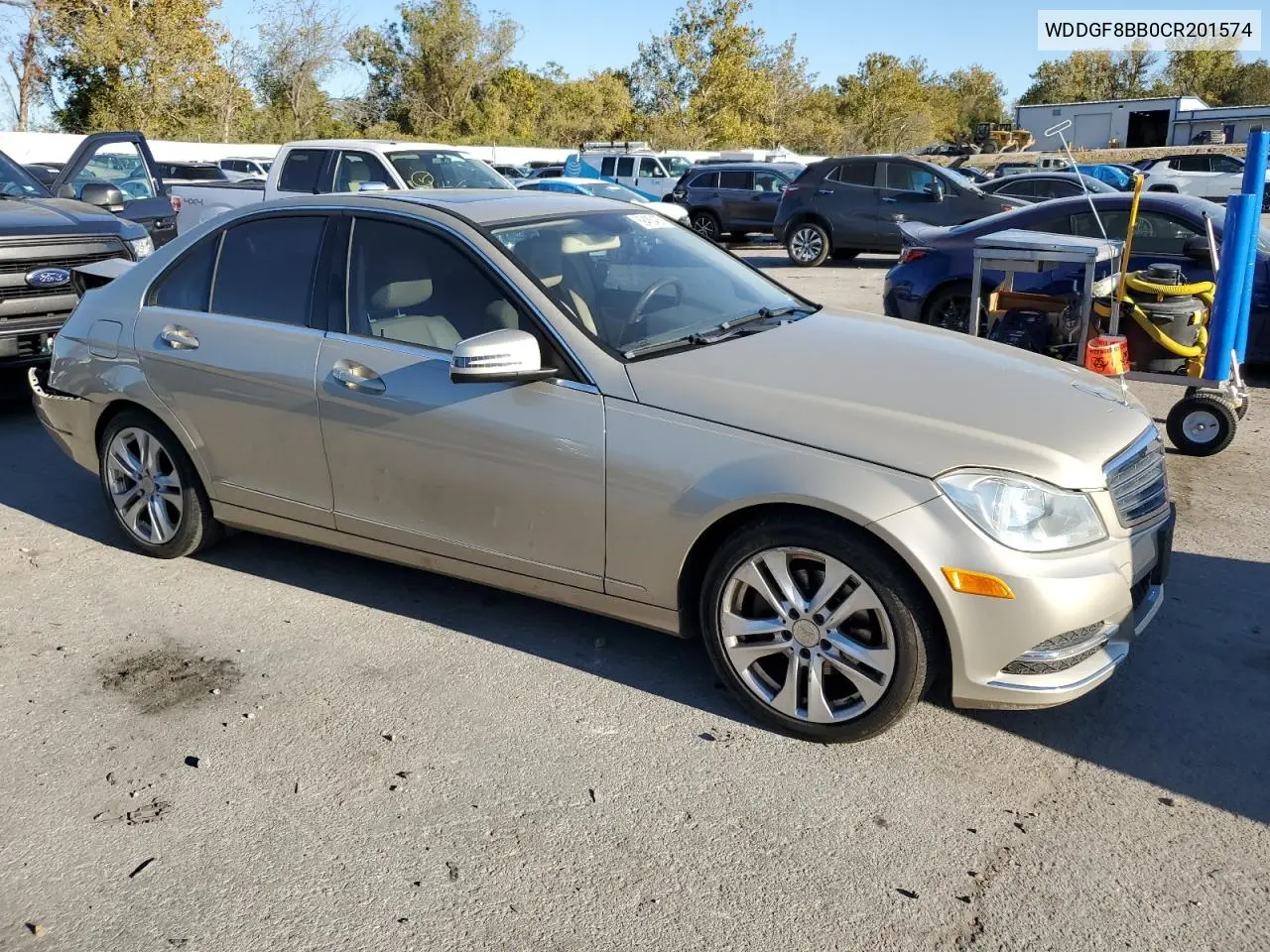 WDDGF8BB0CR201574 2012 Mercedes-Benz C 300 4Matic