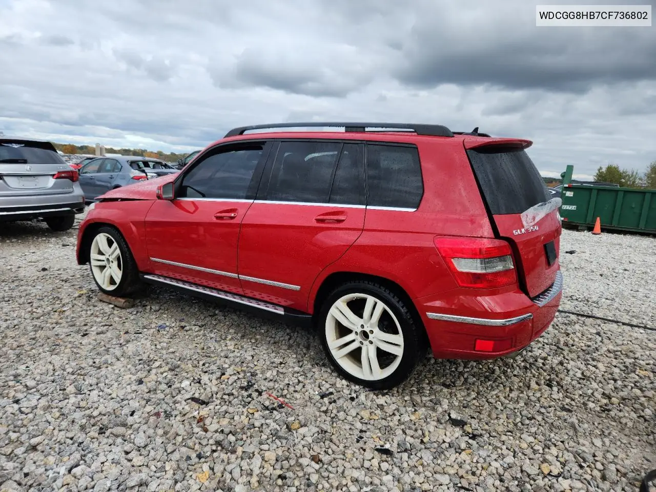 WDCGG8HB7CF736802 2012 Mercedes-Benz Glk 350 4Matic