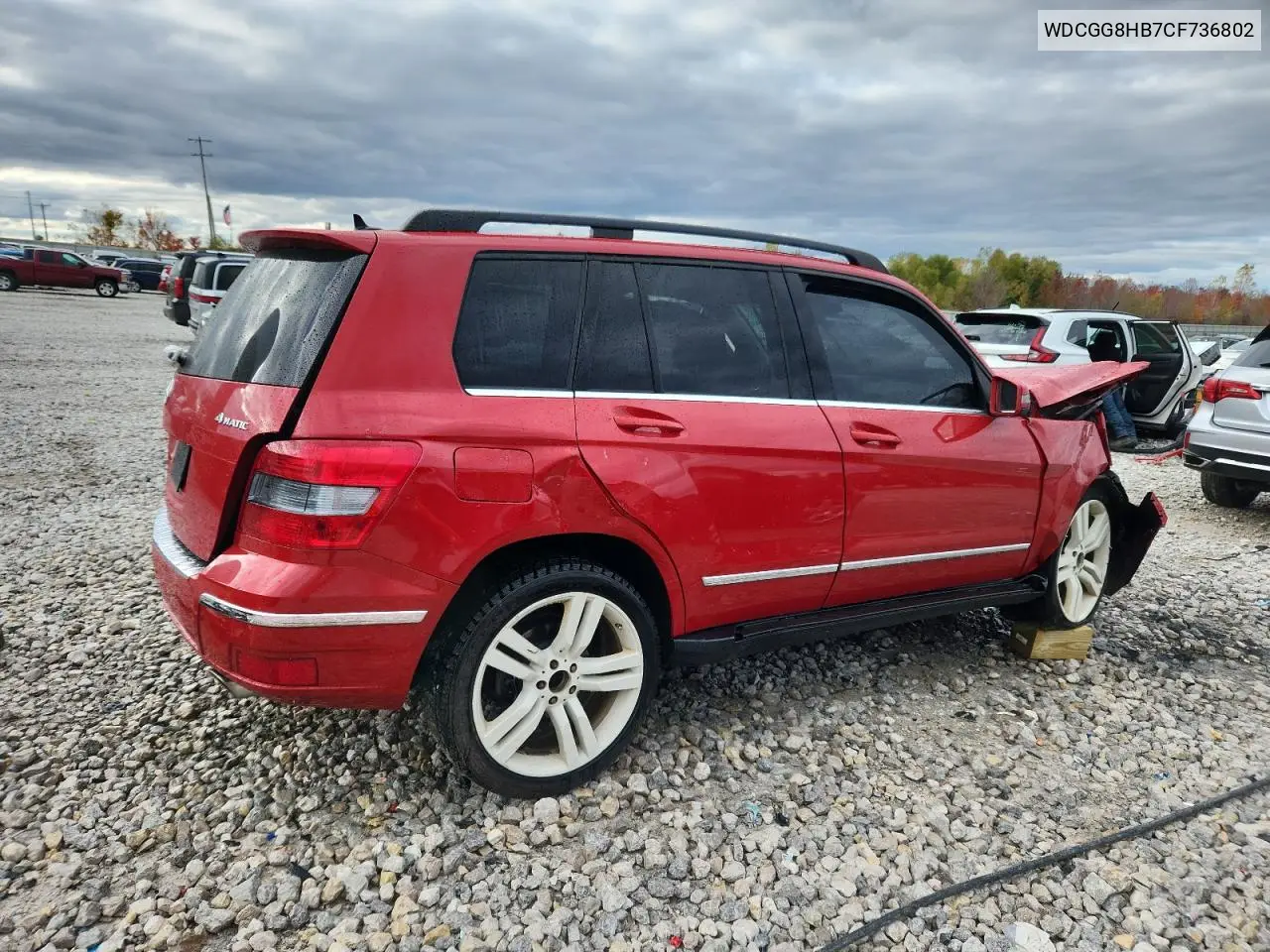 WDCGG8HB7CF736802 2012 Mercedes-Benz Glk 350 4Matic