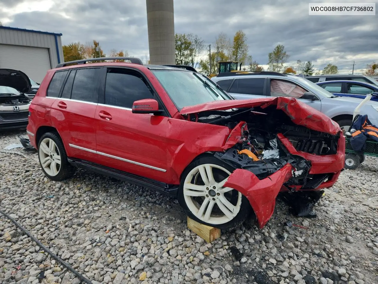 WDCGG8HB7CF736802 2012 Mercedes-Benz Glk 350 4Matic