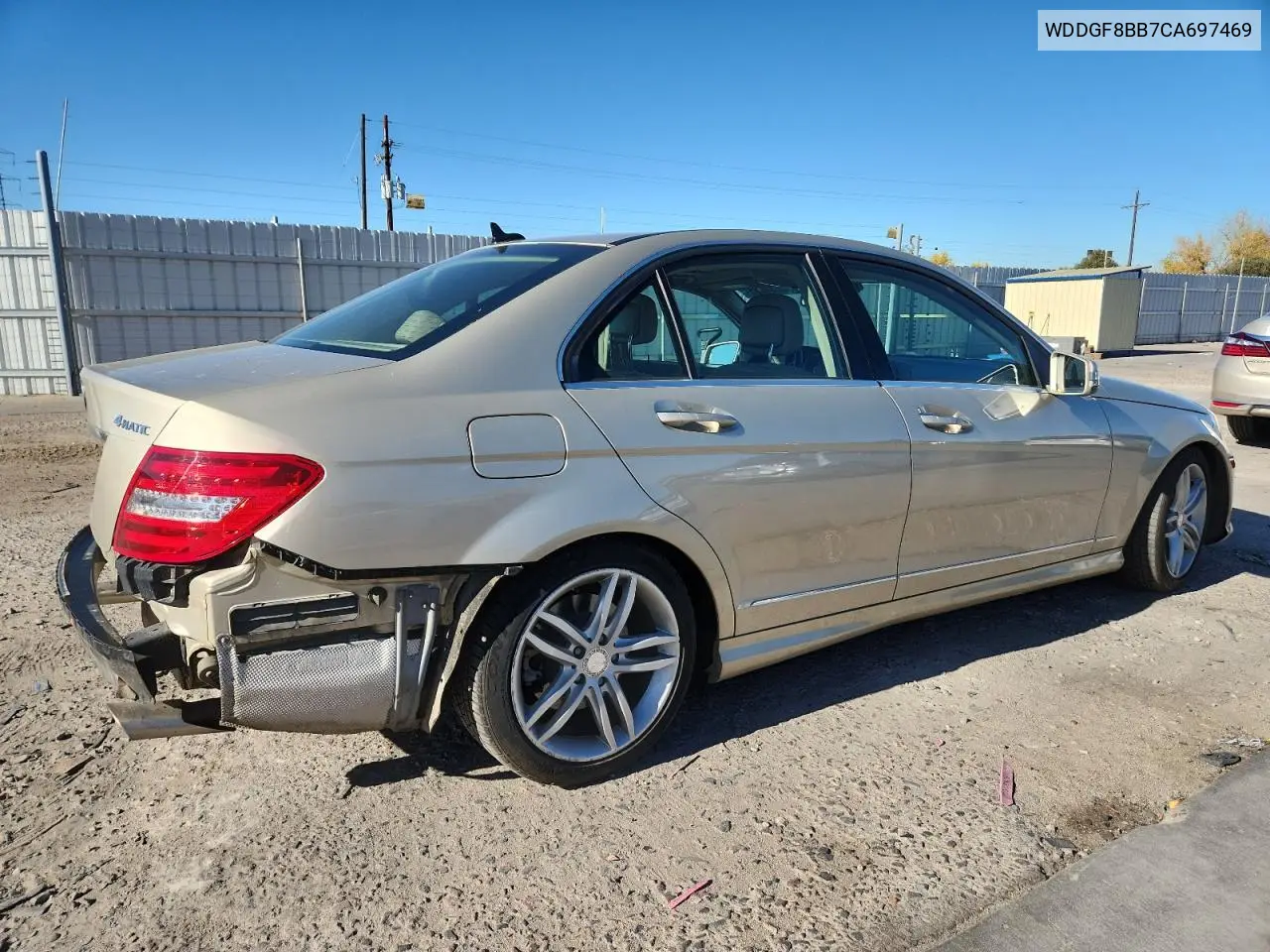 WDDGF8BB7CA697469 2012 Mercedes-Benz C 300 4Matic