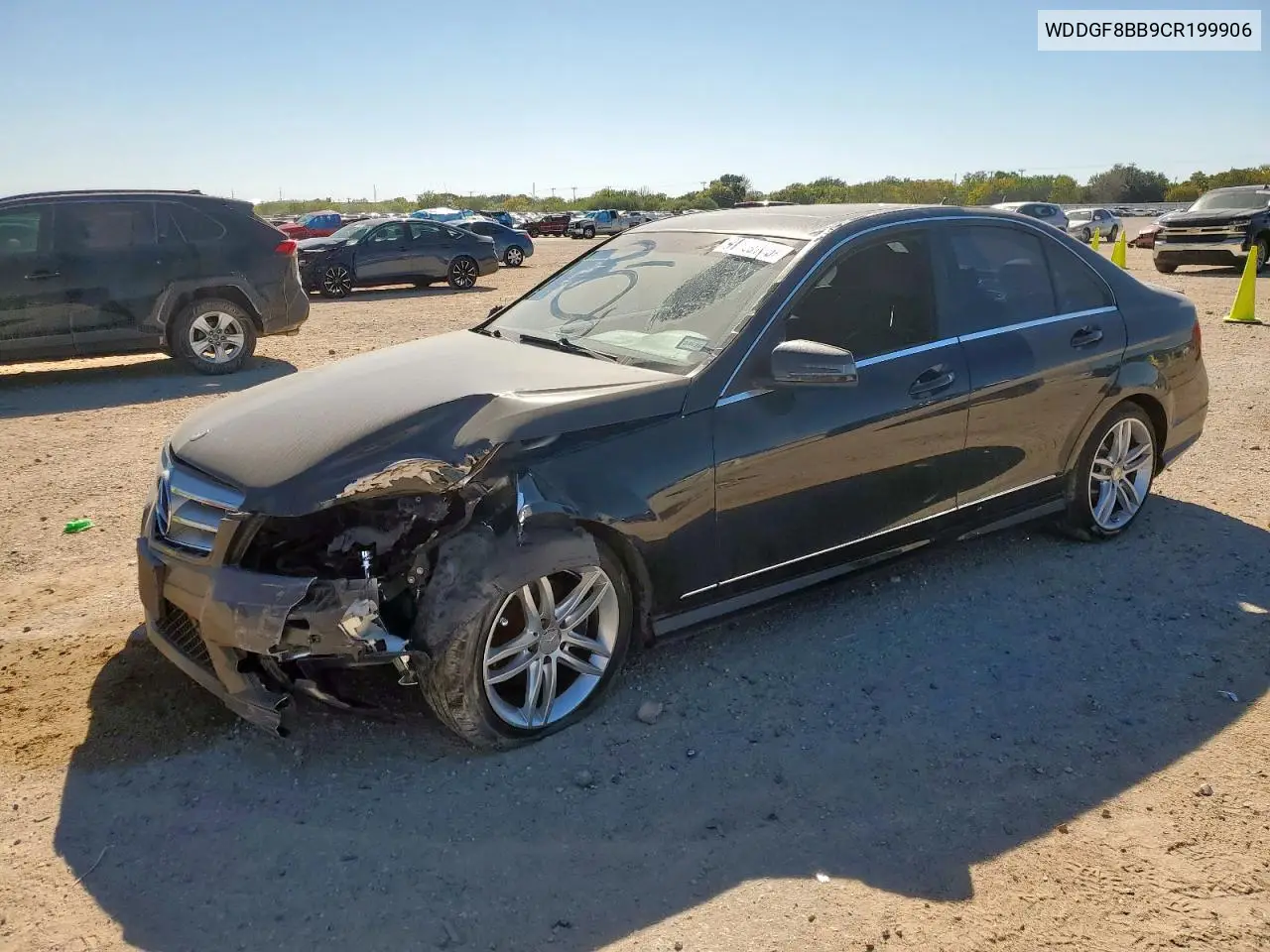 WDDGF8BB9CR199906 2012 Mercedes-Benz C 300 4Matic