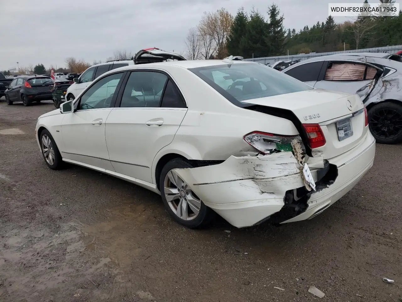 WDDHF82BXCA617943 2012 Mercedes-Benz E 300 4Matic