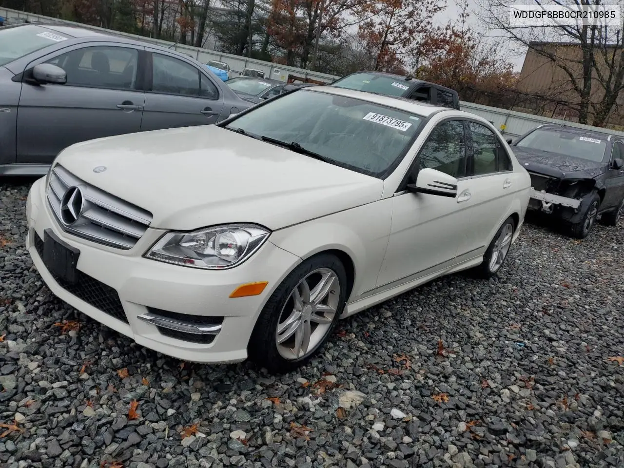 WDDGF8BB0CR210985 2012 Mercedes-Benz C 300 4Matic