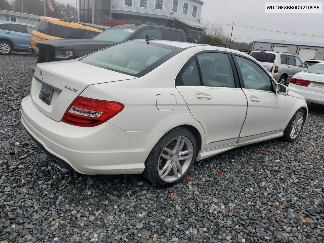 WDDGF8BB0CR210985 2012 Mercedes-Benz C 300 4Matic