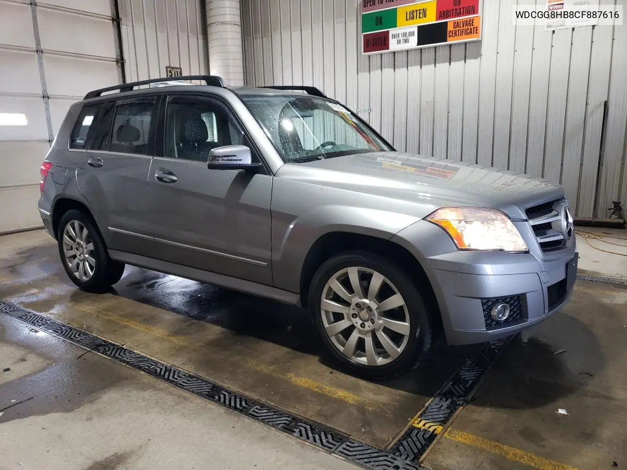 WDCGG8HB8CF887616 2012 Mercedes-Benz Glk 350 4Matic