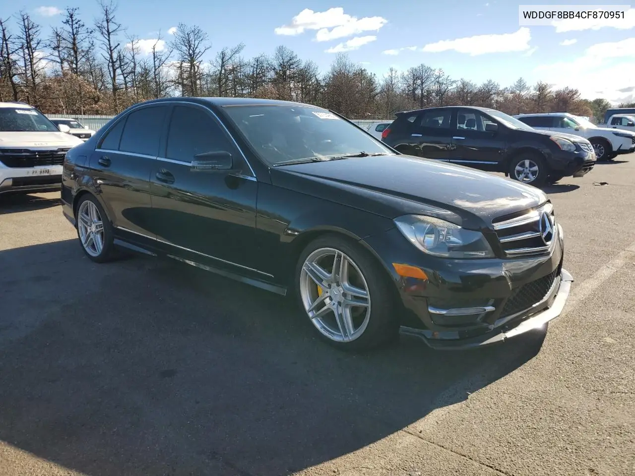 WDDGF8BB4CF870951 2012 Mercedes-Benz C 300 4Matic