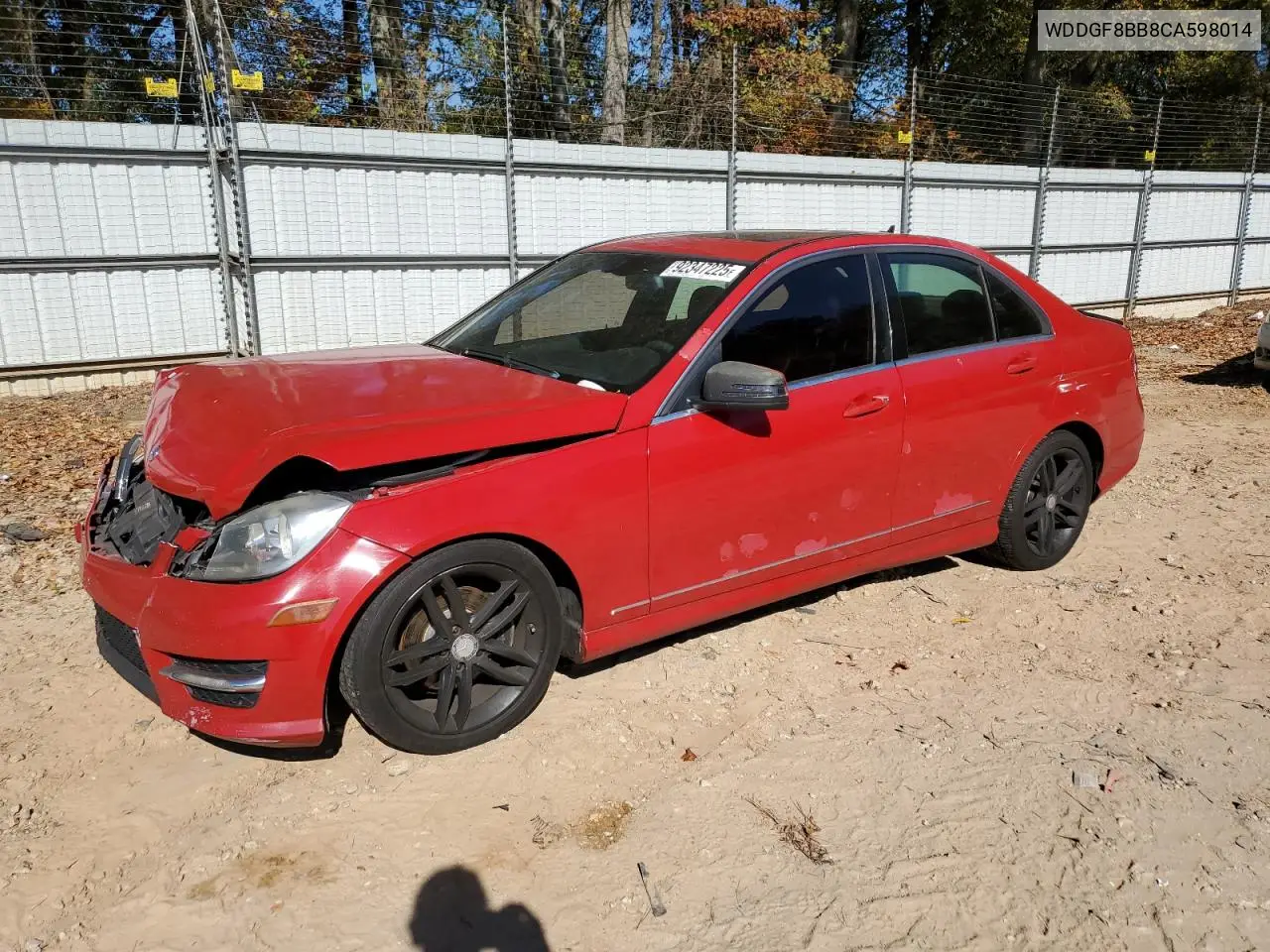 WDDGF8BB8CA598014 2012 Mercedes-Benz C 300 4Matic