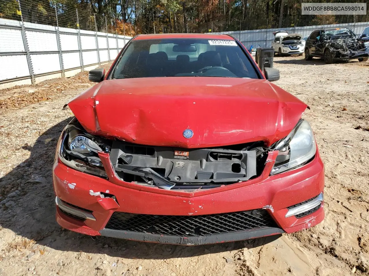 WDDGF8BB8CA598014 2012 Mercedes-Benz C 300 4Matic