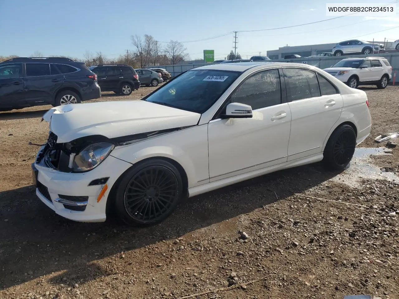 WDDGF8BB2CR234513 2012 Mercedes-Benz C 300 4Matic