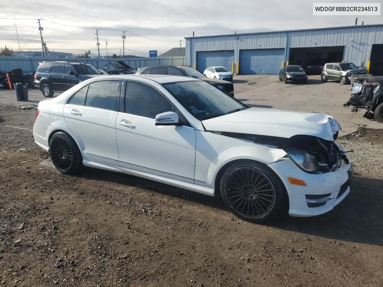 WDDGF8BB2CR234513 2012 Mercedes-Benz C 300 4Matic