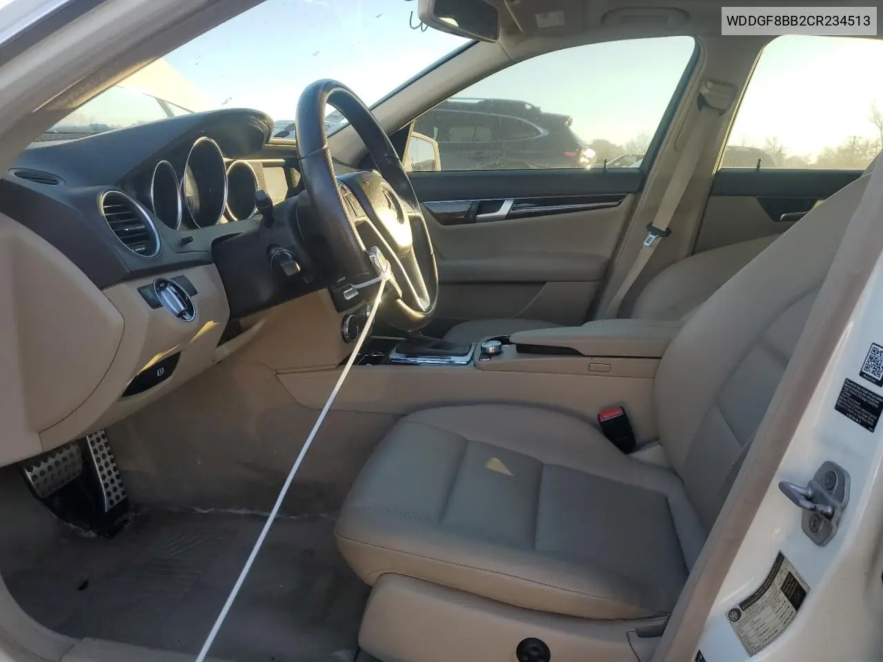 WDDGF8BB2CR234513 2012 Mercedes-Benz C 300 4Matic