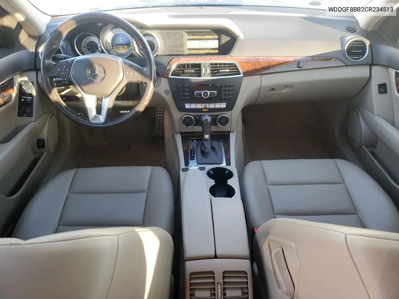 WDDGF8BB2CR234513 2012 Mercedes-Benz C 300 4Matic