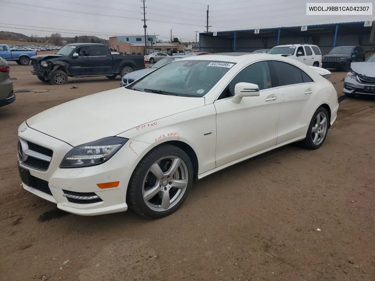 WDDLJ9BB1CA042307 2012 Mercedes-Benz Cls 550 4Matic