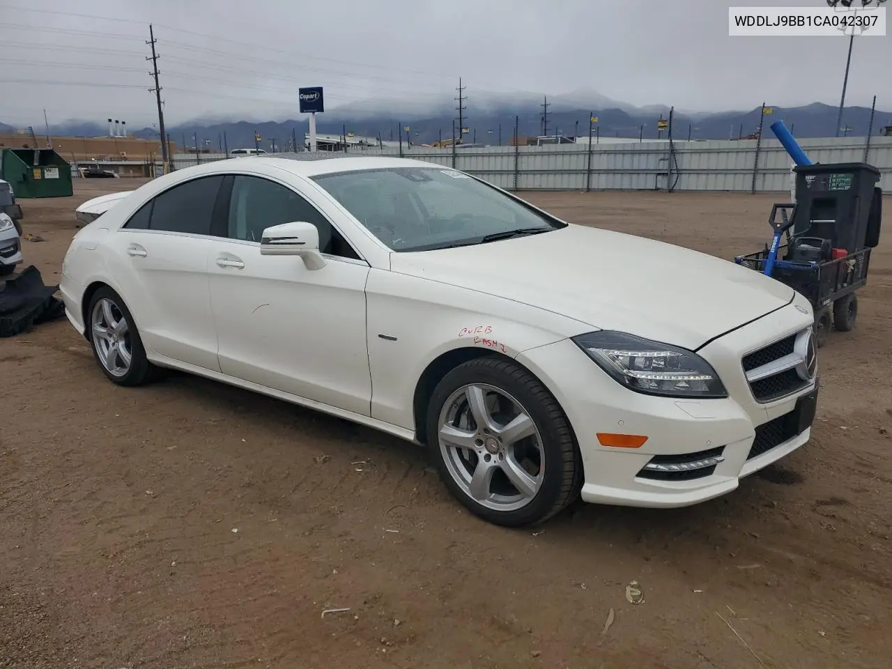 WDDLJ9BB1CA042307 2012 Mercedes-Benz Cls 550 4Matic