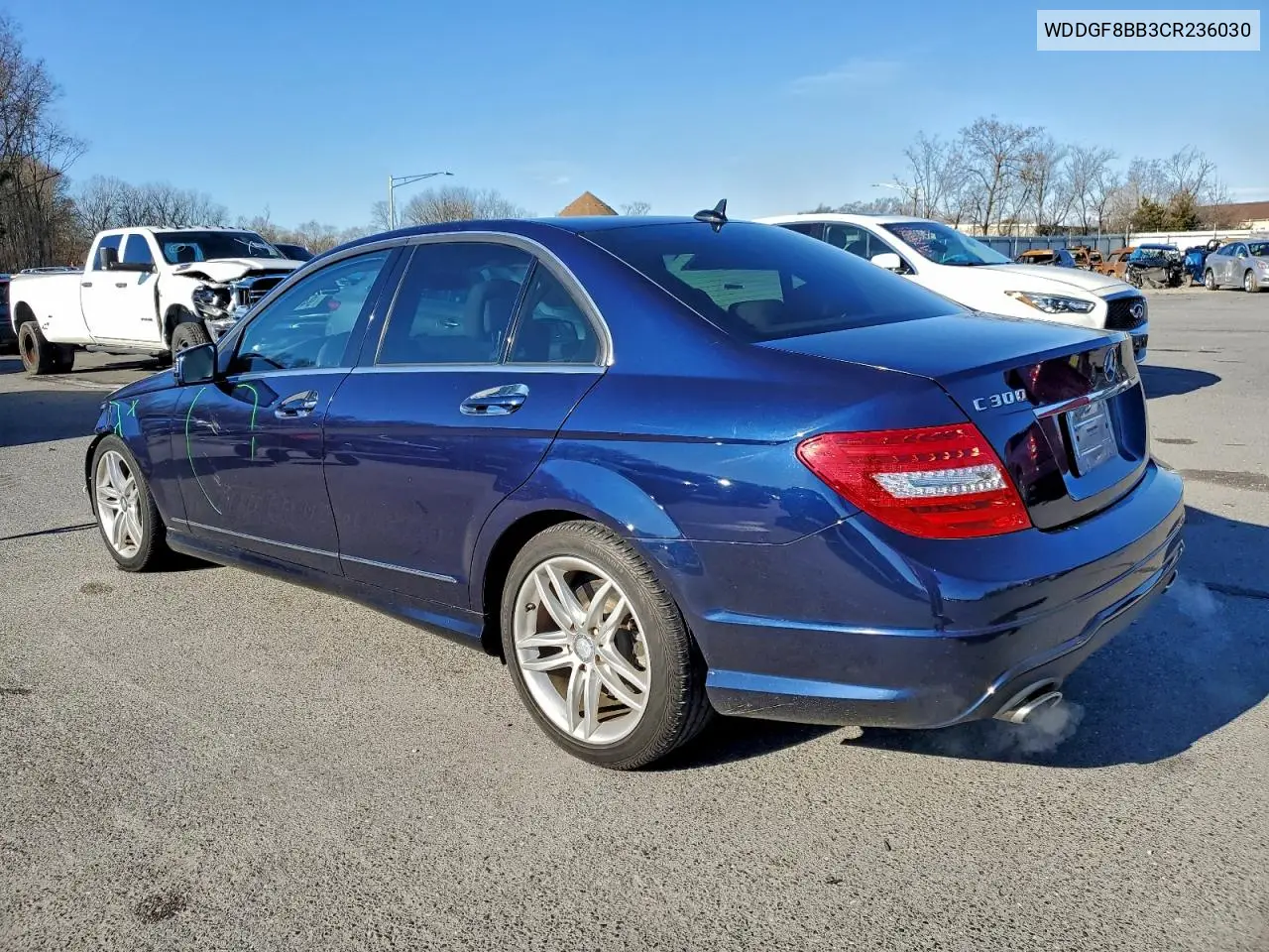 WDDGF8BB3CR236030 2012 Mercedes-Benz C 300 4Matic