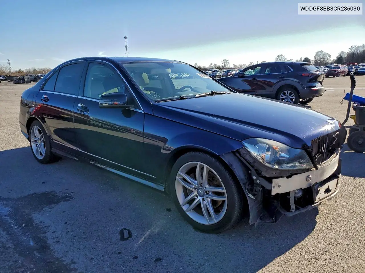WDDGF8BB3CR236030 2012 Mercedes-Benz C 300 4Matic
