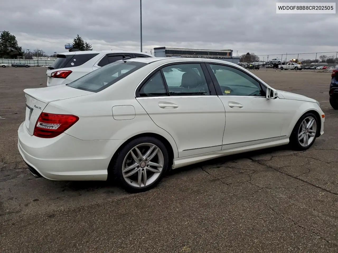 WDDGF8BB8CR202505 2012 Mercedes-Benz C 300 4Matic