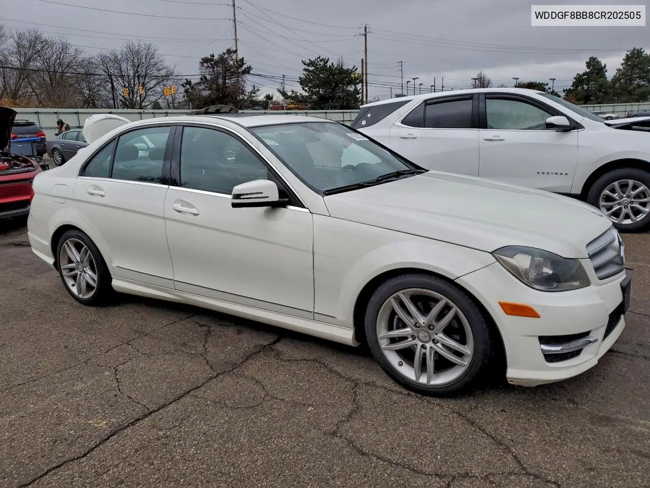 WDDGF8BB8CR202505 2012 Mercedes-Benz C 300 4Matic