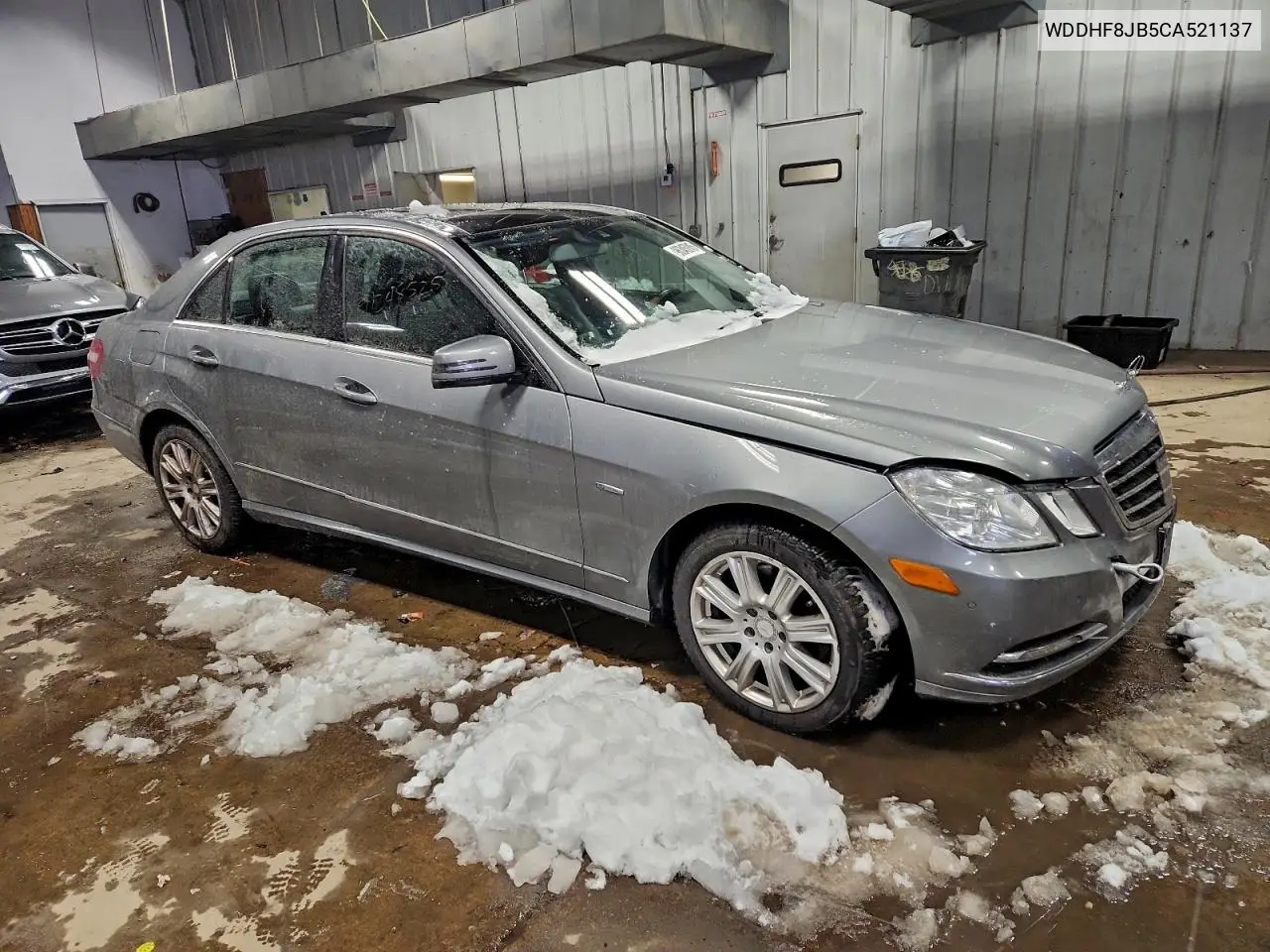 WDDHF8JB5CA521137 2012 Mercedes-Benz E 350 4Matic