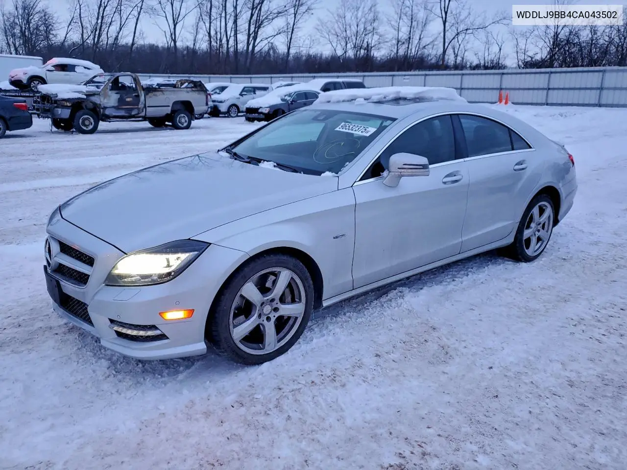 WDDLJ9BB4CA043502 2012 Mercedes-Benz Cls 550 4Matic