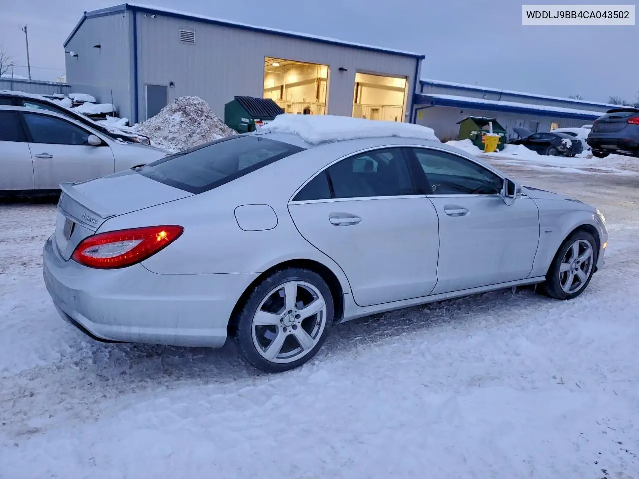 WDDLJ9BB4CA043502 2012 Mercedes-Benz Cls 550 4Matic
