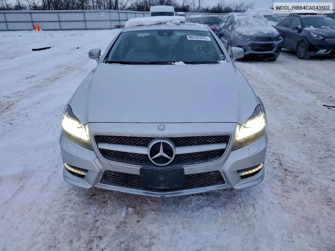 WDDLJ9BB4CA043502 2012 Mercedes-Benz Cls 550 4Matic