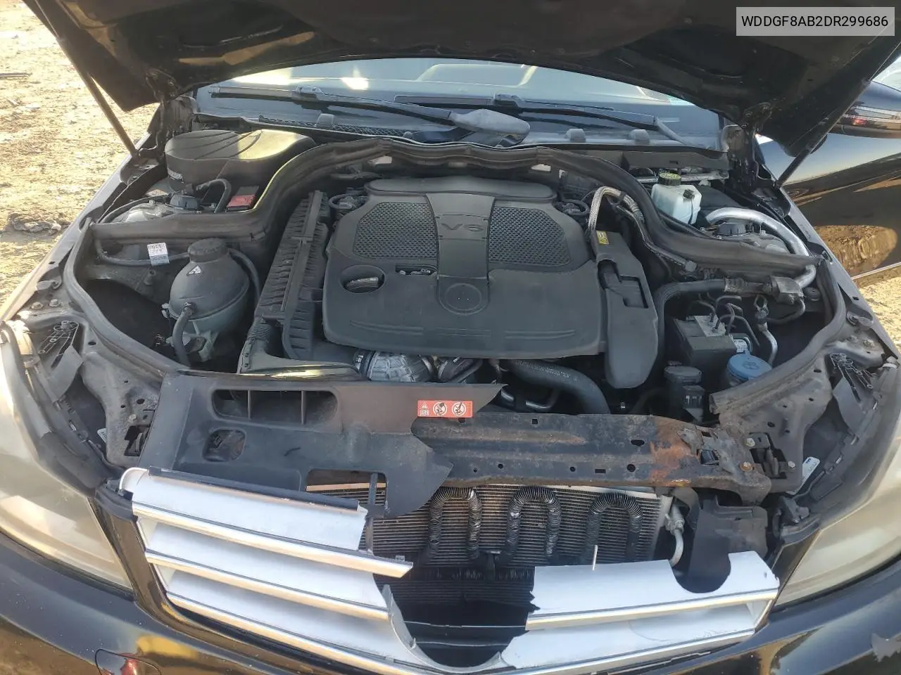 WDDGF8AB2DR299686 2013 Mercedes-Benz C 300 4Matic