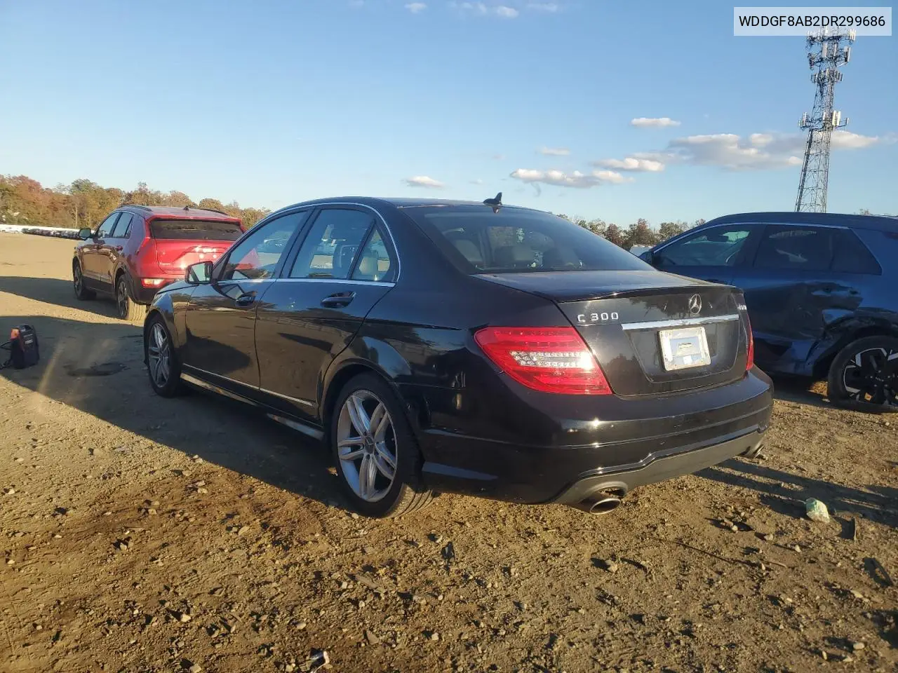 WDDGF8AB2DR299686 2013 Mercedes-Benz C 300 4Matic