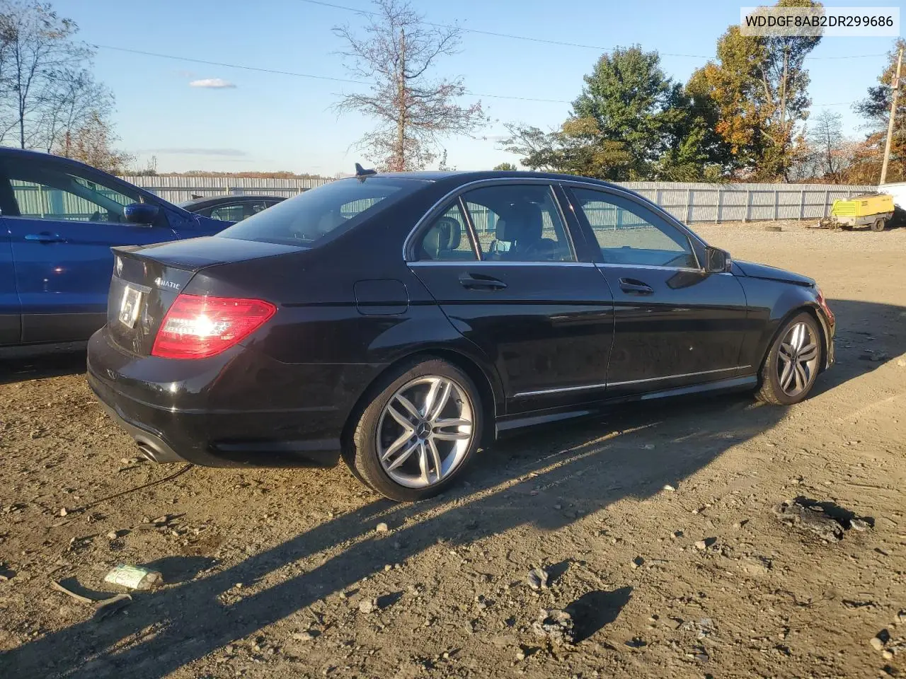 WDDGF8AB2DR299686 2013 Mercedes-Benz C 300 4Matic