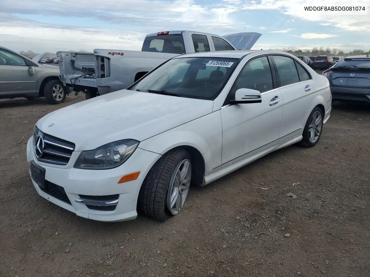WDDGF8AB5DG081074 2013 Mercedes-Benz C 300 4Matic