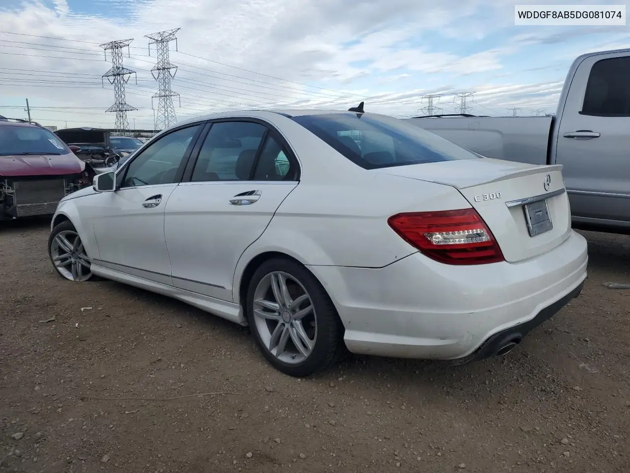 WDDGF8AB5DG081074 2013 Mercedes-Benz C 300 4Matic