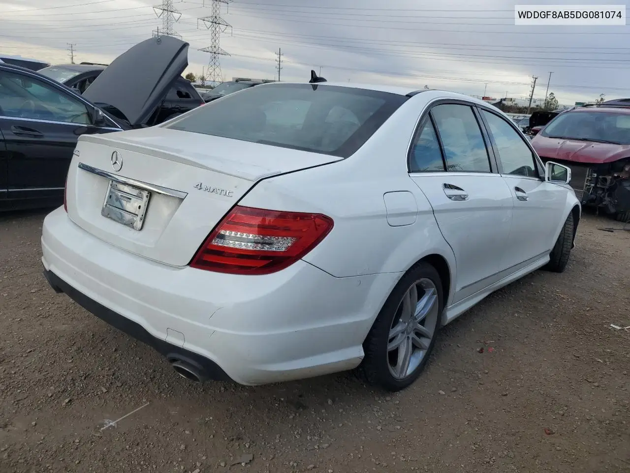 WDDGF8AB5DG081074 2013 Mercedes-Benz C 300 4Matic