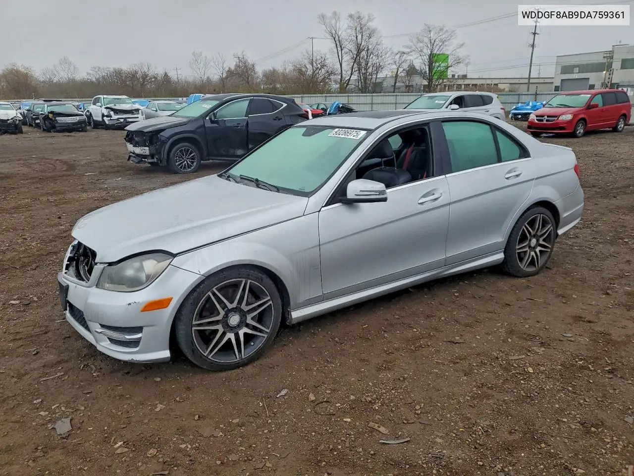 WDDGF8AB9DA759361 2013 Mercedes-Benz C 300 4Matic