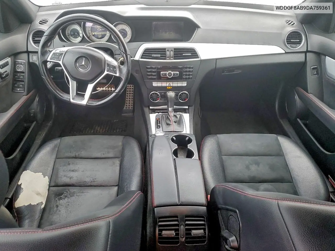 WDDGF8AB9DA759361 2013 Mercedes-Benz C 300 4Matic