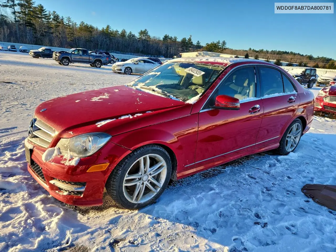 WDDGF8AB7DA800781 2013 Mercedes-Benz C 300 4Matic