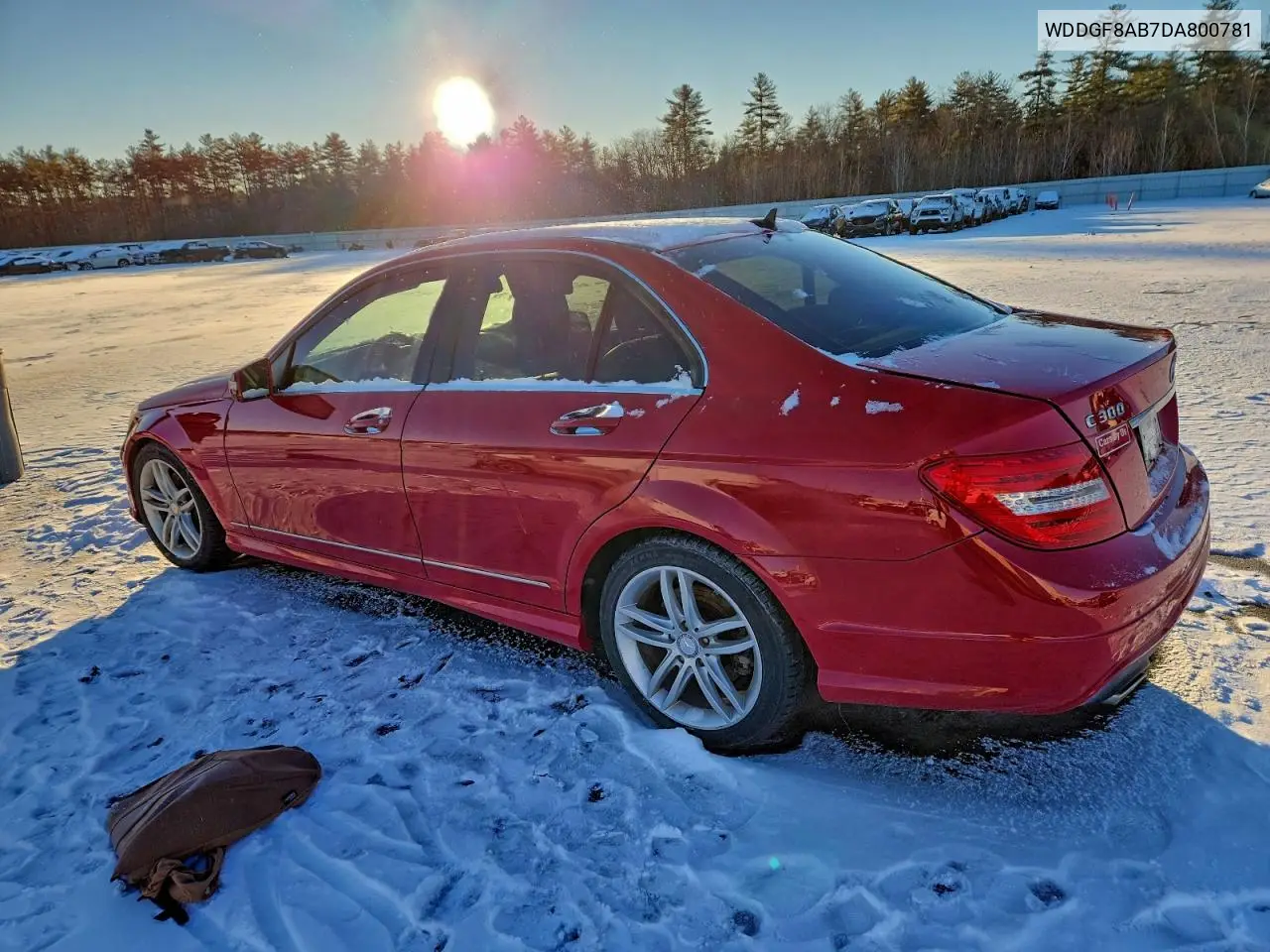 WDDGF8AB7DA800781 2013 Mercedes-Benz C 300 4Matic