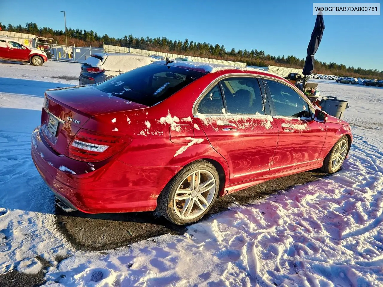 WDDGF8AB7DA800781 2013 Mercedes-Benz C 300 4Matic
