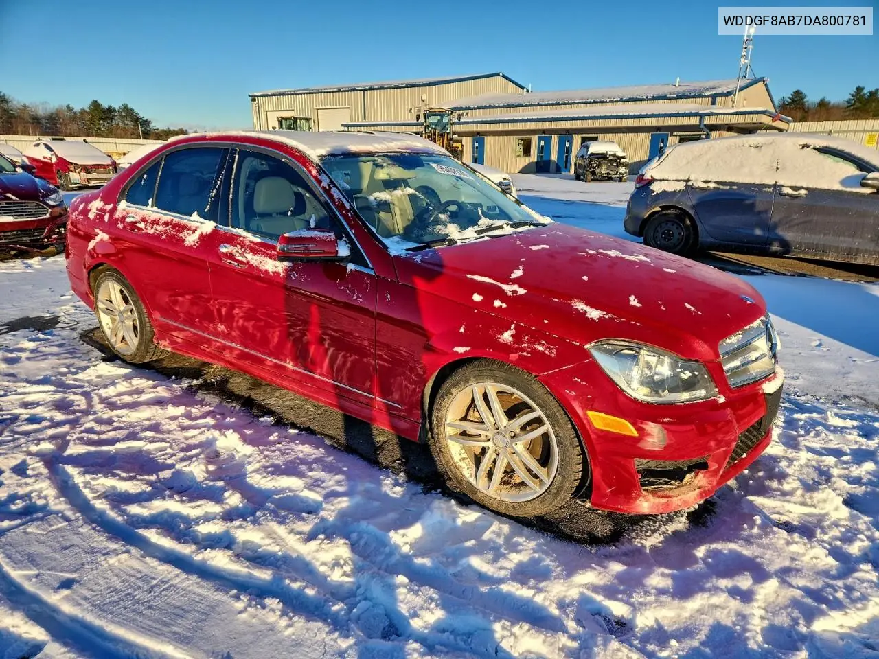 WDDGF8AB7DA800781 2013 Mercedes-Benz C 300 4Matic
