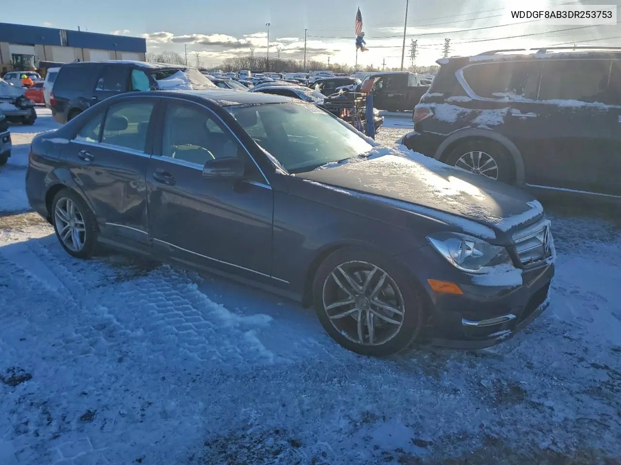 WDDGF8AB3DR253753 2013 Mercedes-Benz C 300 4Matic