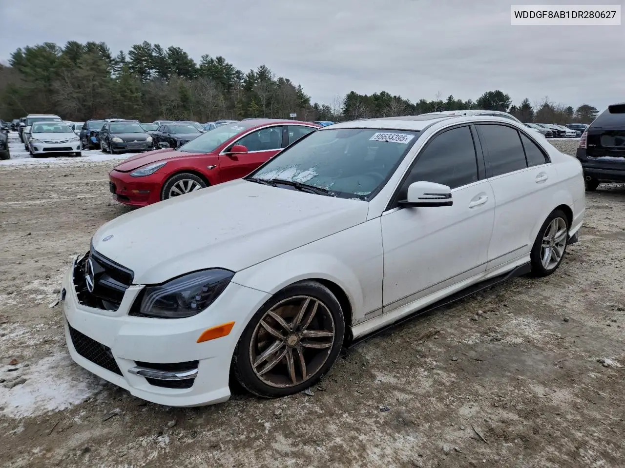 WDDGF8AB1DR280627 2013 Mercedes-Benz C 300 4Matic
