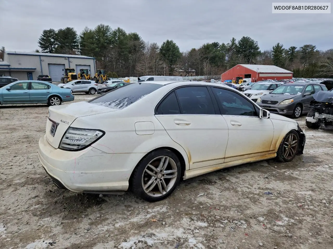 WDDGF8AB1DR280627 2013 Mercedes-Benz C 300 4Matic