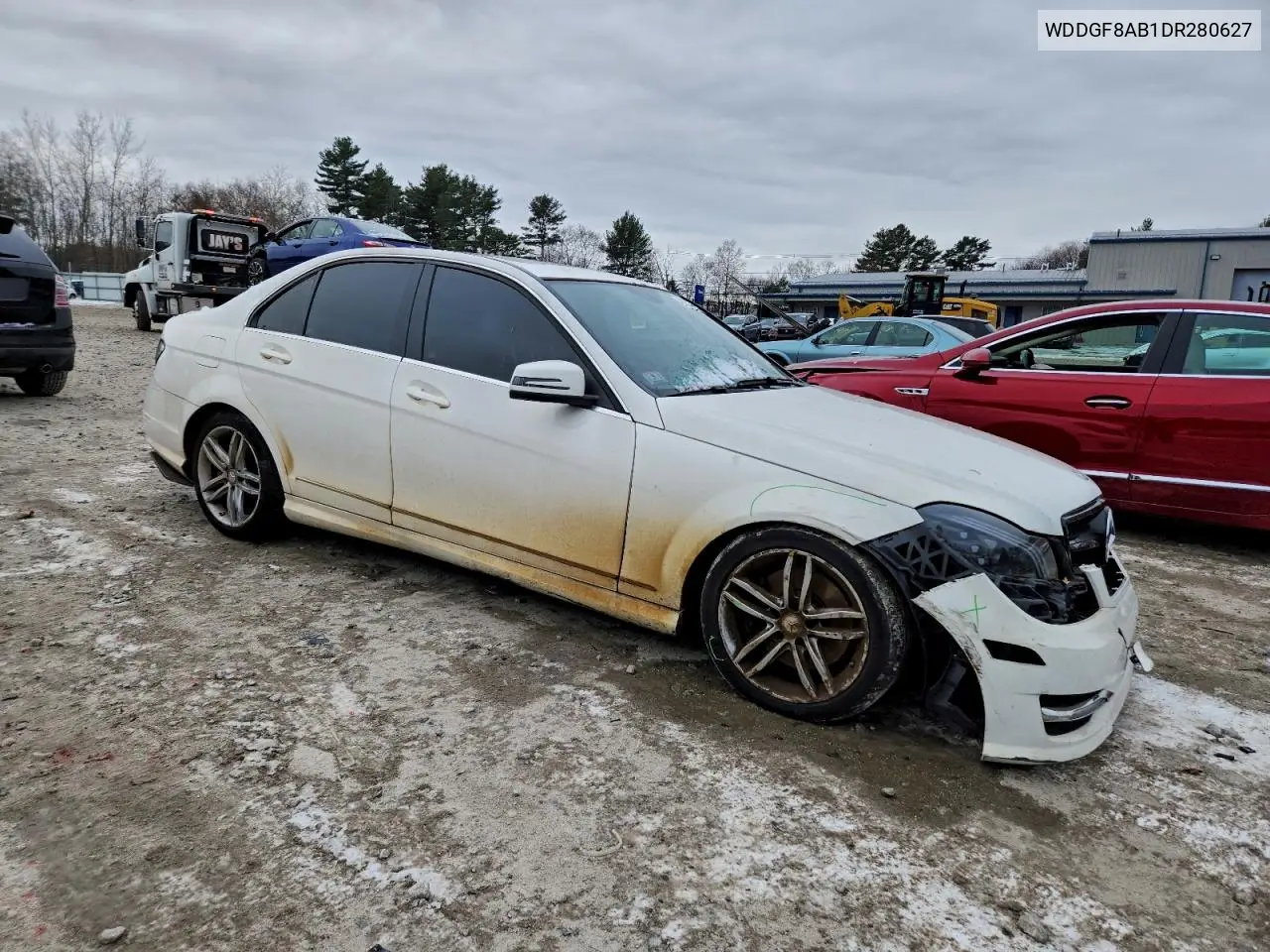WDDGF8AB1DR280627 2013 Mercedes-Benz C 300 4Matic