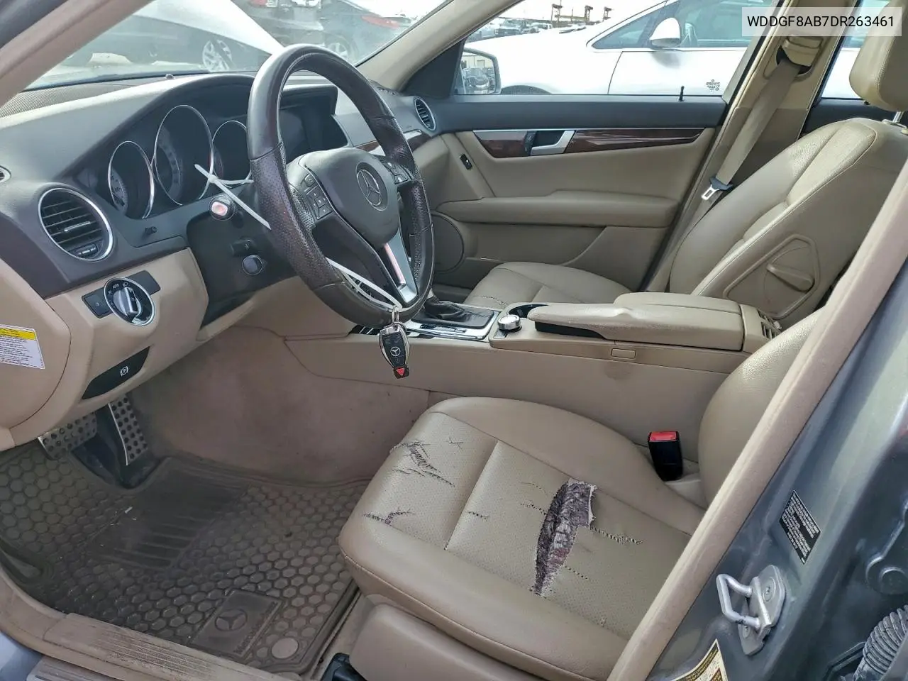 WDDGF8AB7DR263461 2013 Mercedes-Benz C 300 4Matic