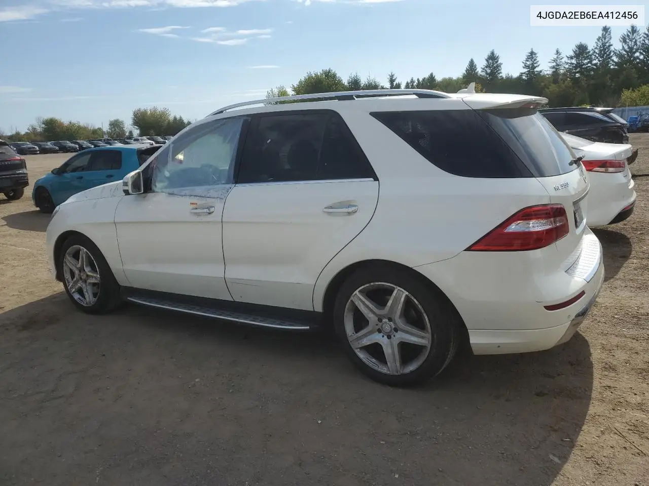 4JGDA2EB6EA412456 2014 Mercedes-Benz Ml 350 Bluetec