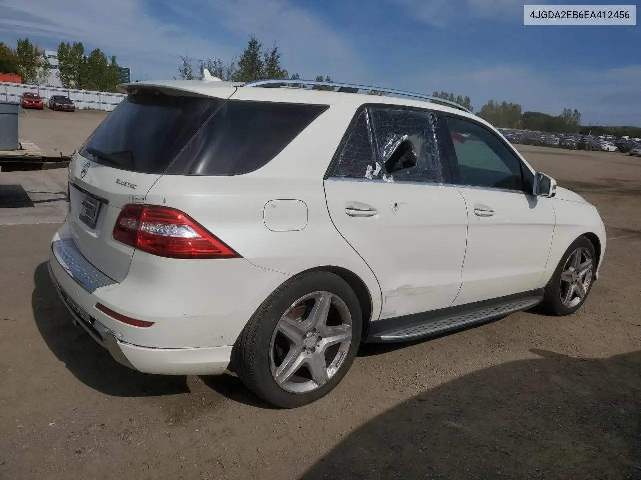 4JGDA2EB6EA412456 2014 Mercedes-Benz Ml 350 Bluetec