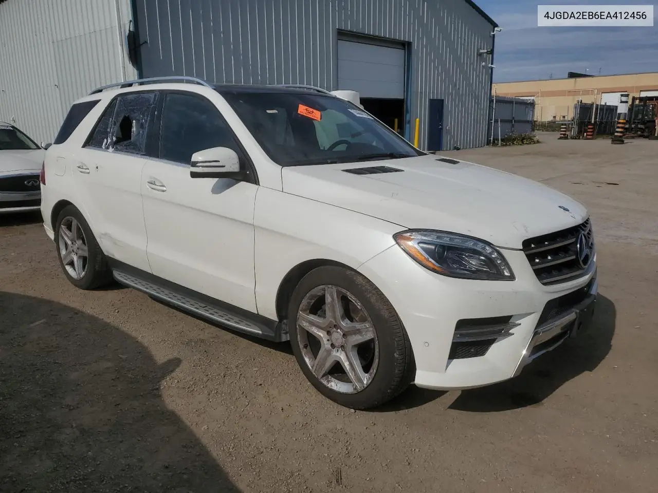 4JGDA2EB6EA412456 2014 Mercedes-Benz Ml 350 Bluetec