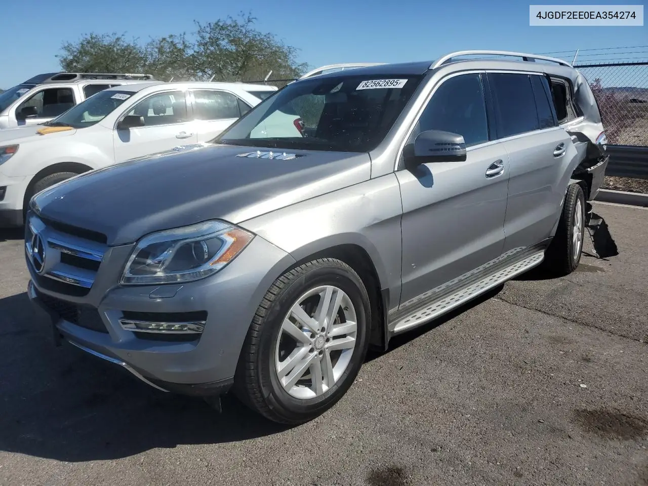 4JGDF2EE0EA354274 2014 Mercedes-Benz Gl 350 Bluetec