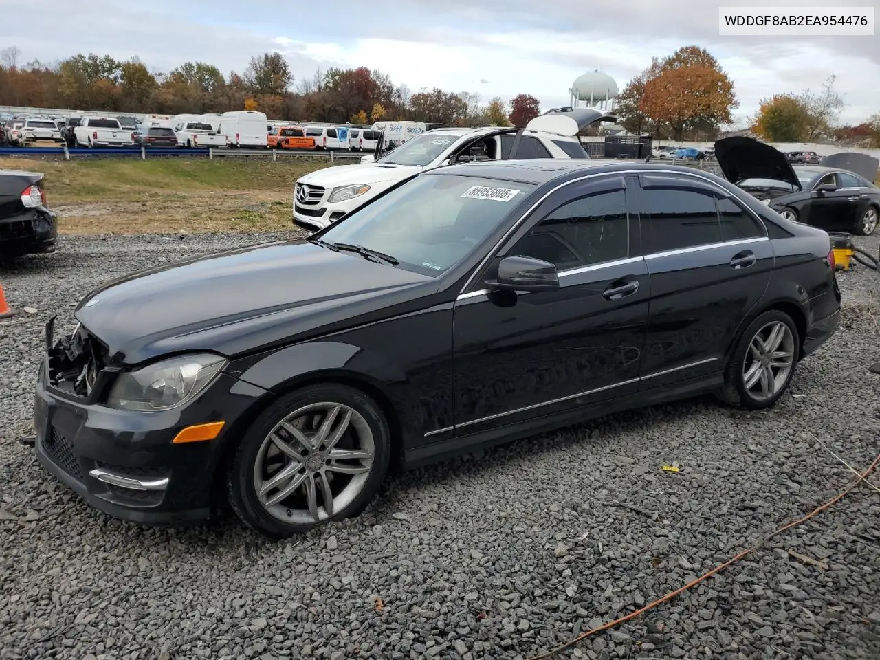 WDDGF8AB2EA954476 2014 Mercedes-Benz C 300 4Matic